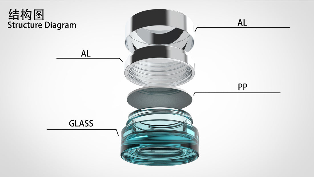 AA22001 (Metal Cap with Glass Jar)